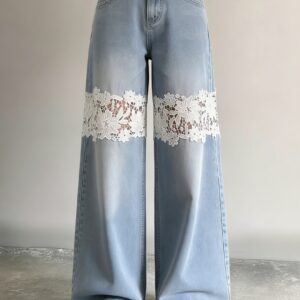 Lys Vask Blonde Wide-Leg Jeans