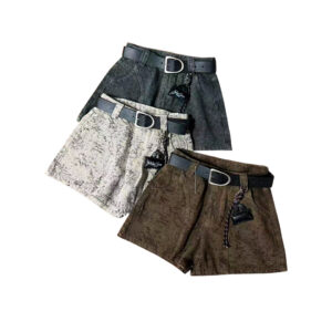 A-Line Vintage Hotpants Med Bælte