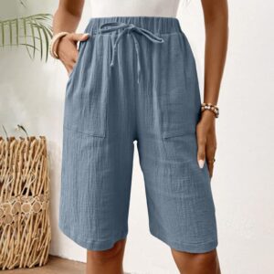 Løse Casual Capri Bukser