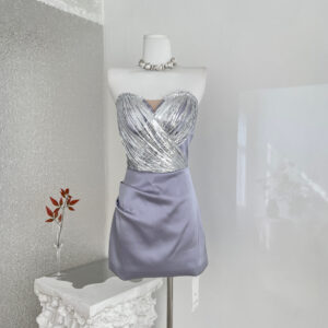 Strapless Satin Festkjole