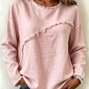 Casual Top med Blonder
