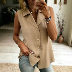 Casual ærmeløs top