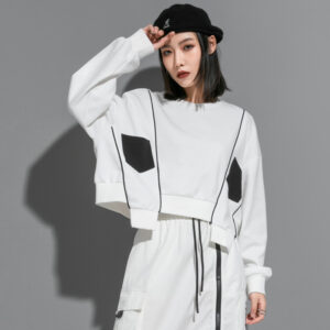 Casual Patchwork Hoodie