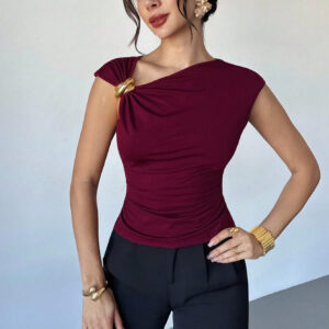 Elegant ærmeløs top