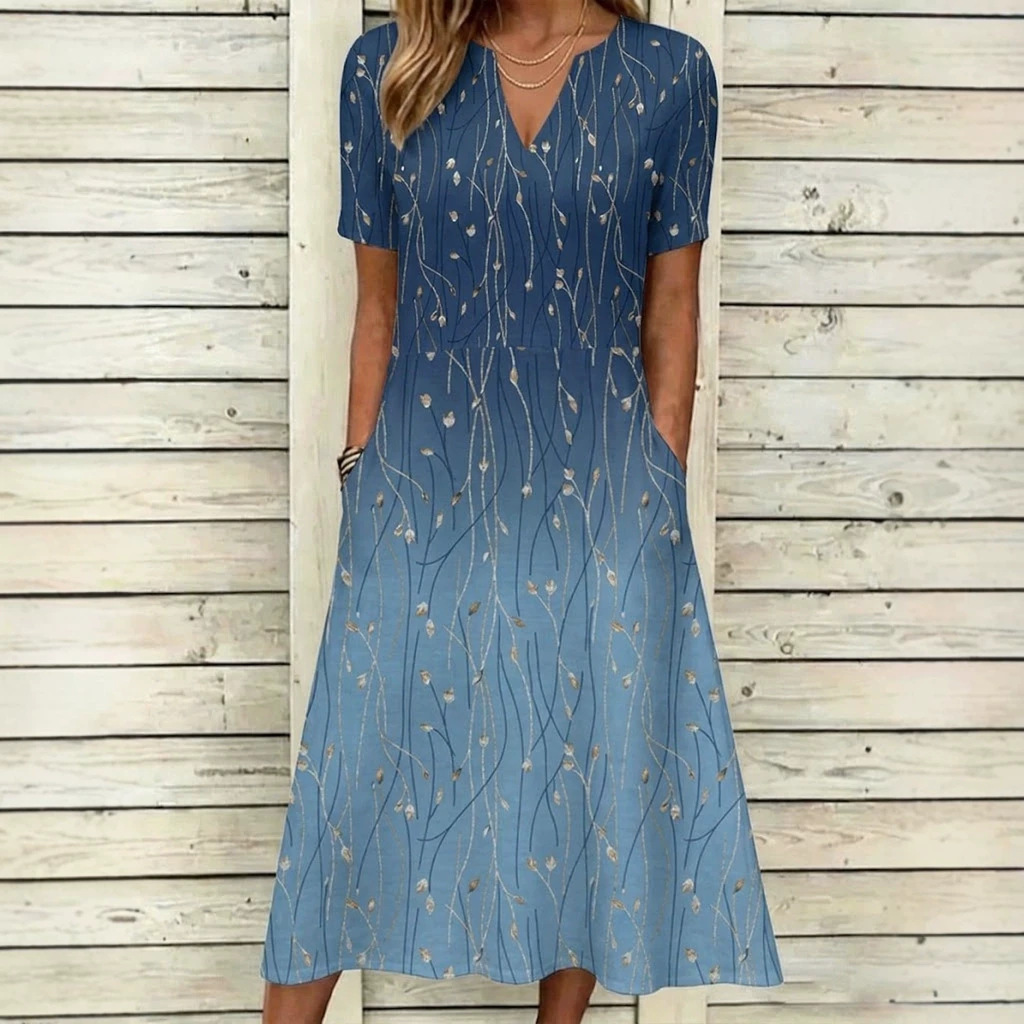 Elegant blomsterprint