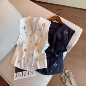 Elegant V-hals Vest