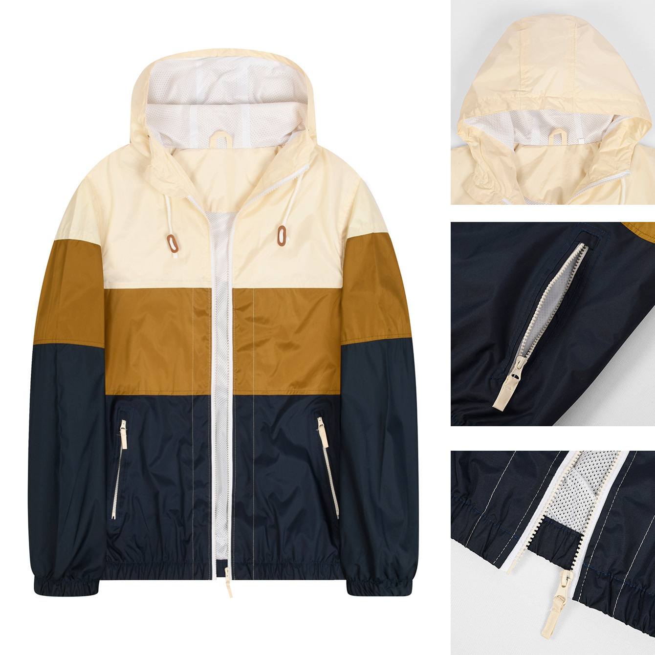 Mens Outdoor Windbreaker Coat Lightweight Single-Layer Softshell Jacket - Image 2