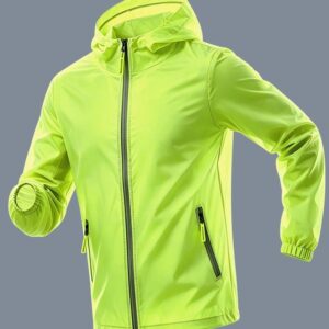 Mens Lightweight Outdoor Hooded Jacket