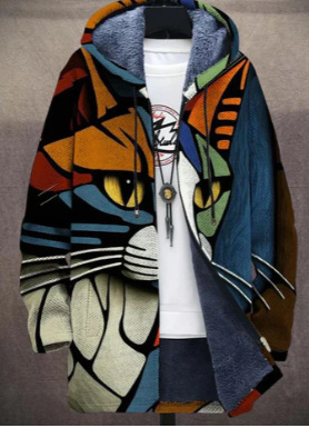 New 3D Personalized Print Hooded Men's Clothing - Image 2