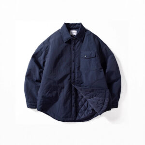 Mens Autumn Winter Cotton Jacket Loose Fit Casual, Warm With A Lapel Collar