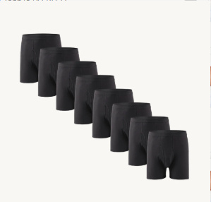 Men's Cotton Long Leg Boxer Briefs - Anti-Chafe Loose Fit Underwear For Sports And Daily Wear