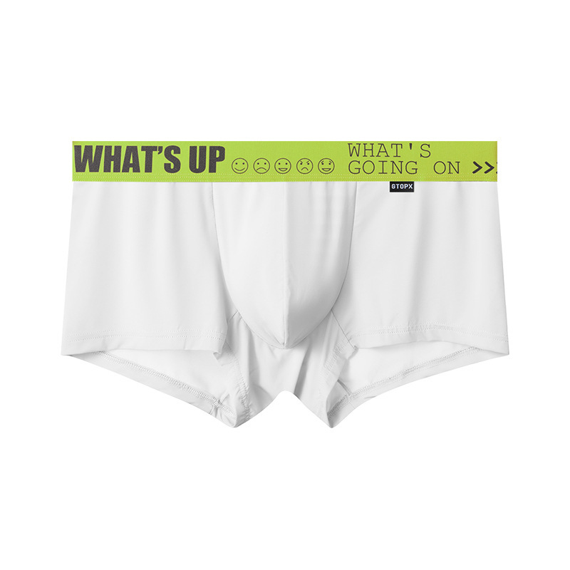 Men's Thin Ice Silk Mid-rise Boxers Briefs - Image 7