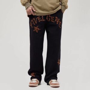 Embroidered Casual Workwear Pants For Men
