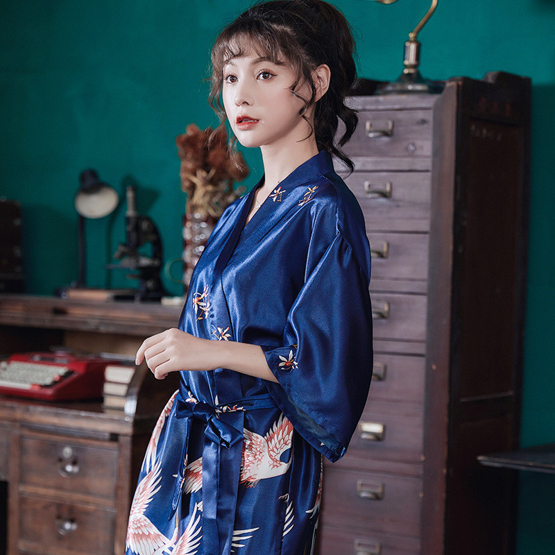 Two-piece Silk Pajamas Ice Silk Pajamas - Image 4