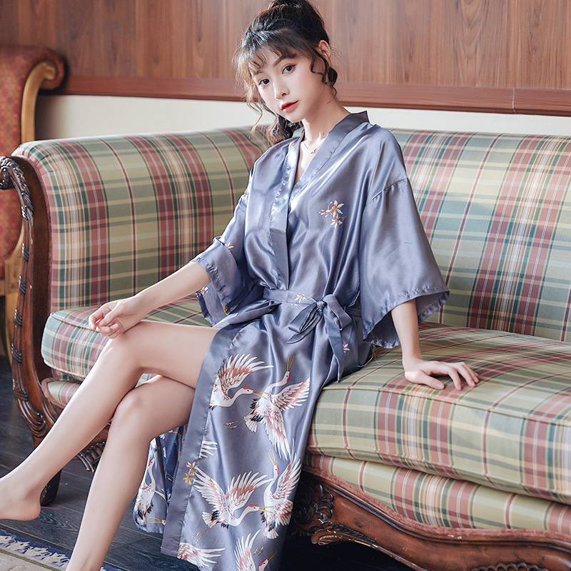 Two-piece Silk Pajamas Ice Silk Pajamas - Image 3