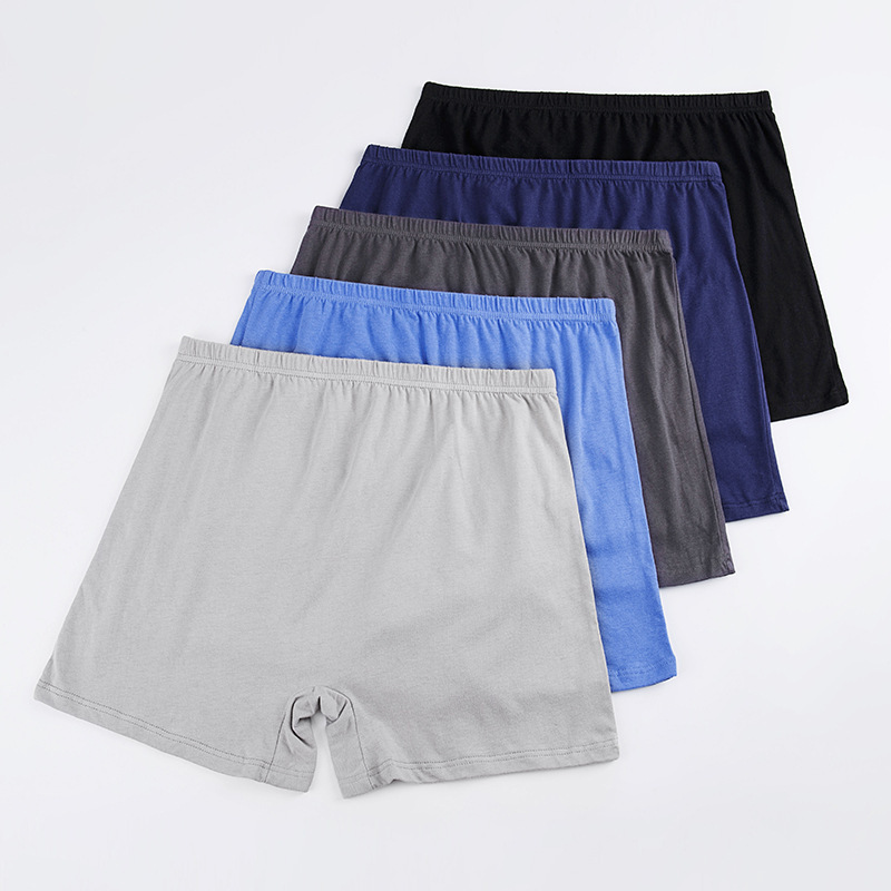 High Waist Plus Size Cotton Underwear Men's Boxers - Image 9