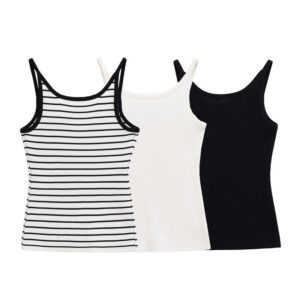 Striped top with straps