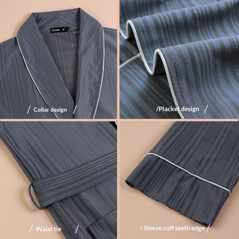 Absorbent Night Robe Mens Thin-Style Couples Bathrobe - Image 4
