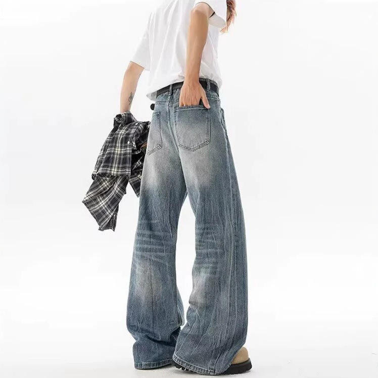 Electric Crack Mens Straight-Leg Casual Pants - Image 4