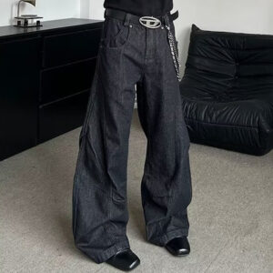 Custom-washed Multi-pocket Work Pants