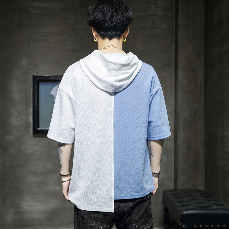 Round neck hooded sweater men - Image 3