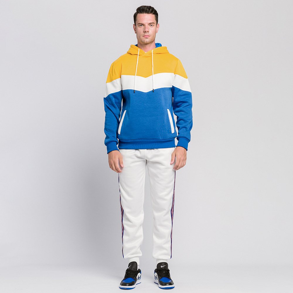Fashion Pullover Hoodies Sweatshirt for Men Spring Autumn Casual Solid Color - Image 5