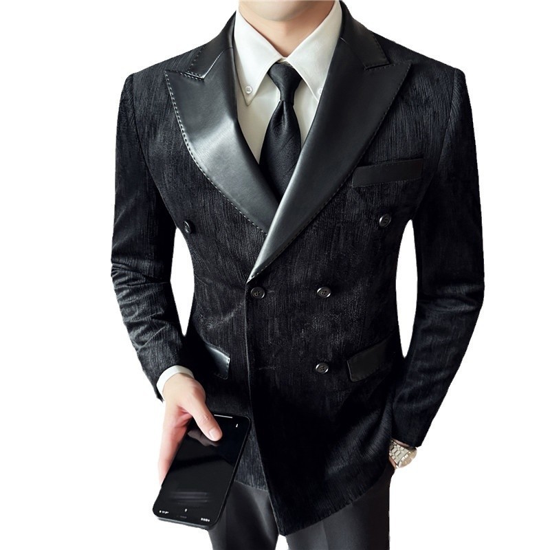 Men's Corduroy Suit Jacket Slim Fit - Image 5