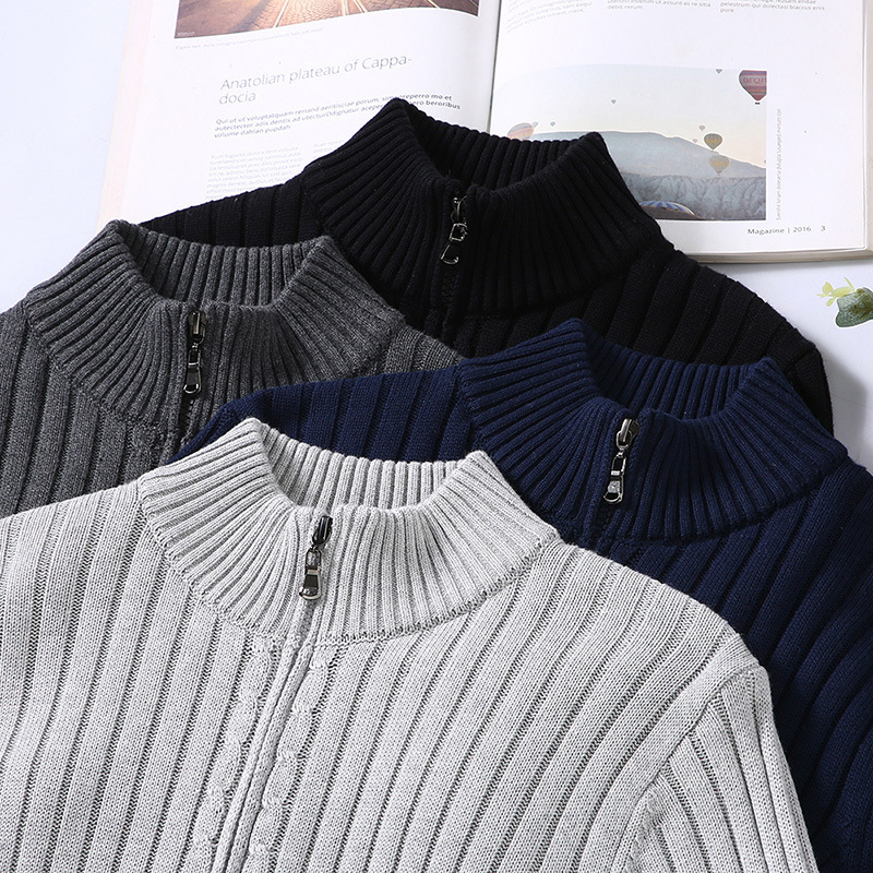 Men Fashion Personalized Sweater Coat - Image 4
