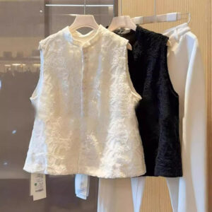 Loose Chinese style women's vest