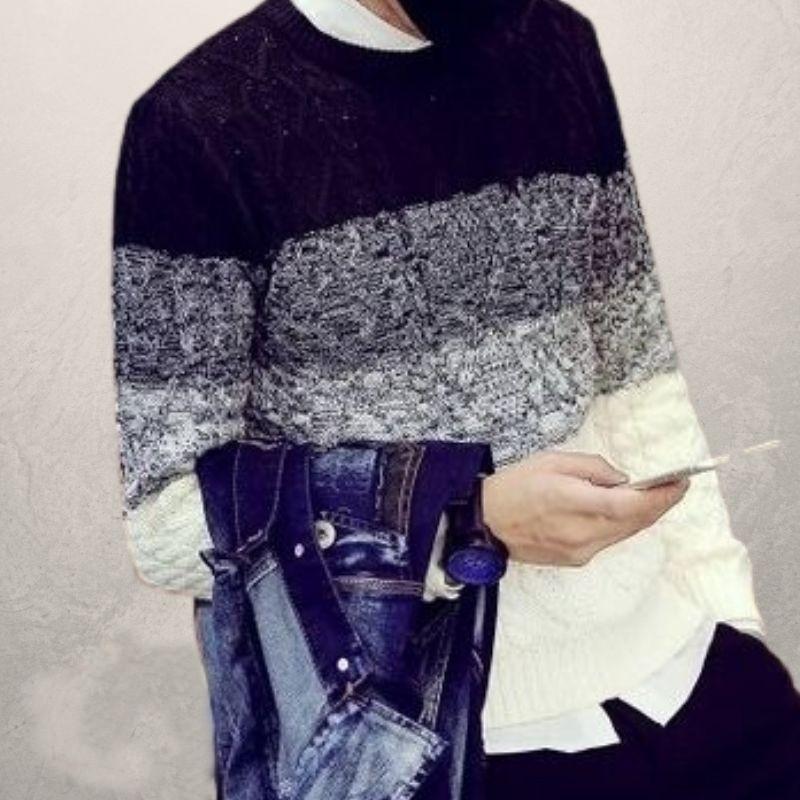 Gradient sweater men - Image 2