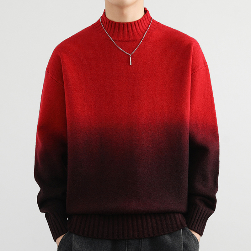 Fashion Personality Gradient Sweater Men - Image 3