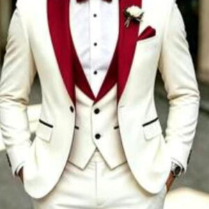 Mens Business Formal Casual Three-Piece Suit