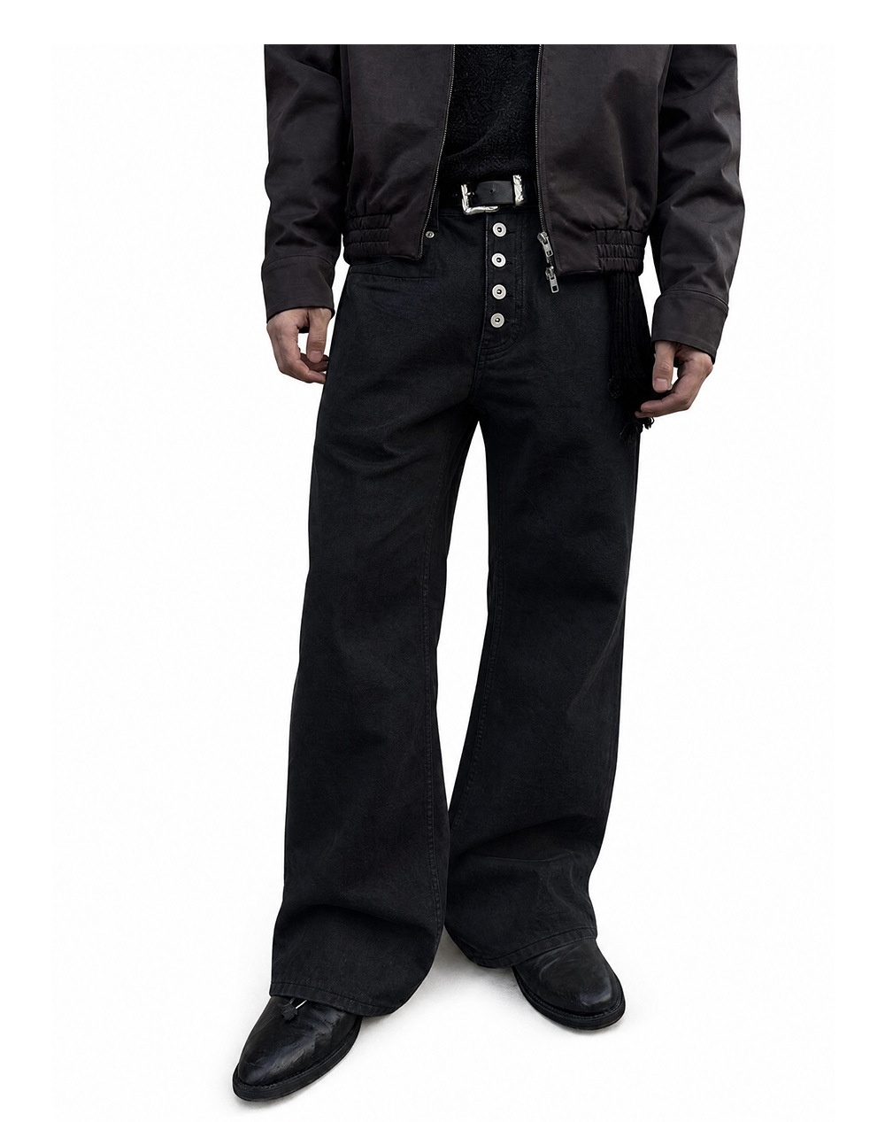 Skinny Jeans Zipper Fly Five-piece Buckle - Image 6