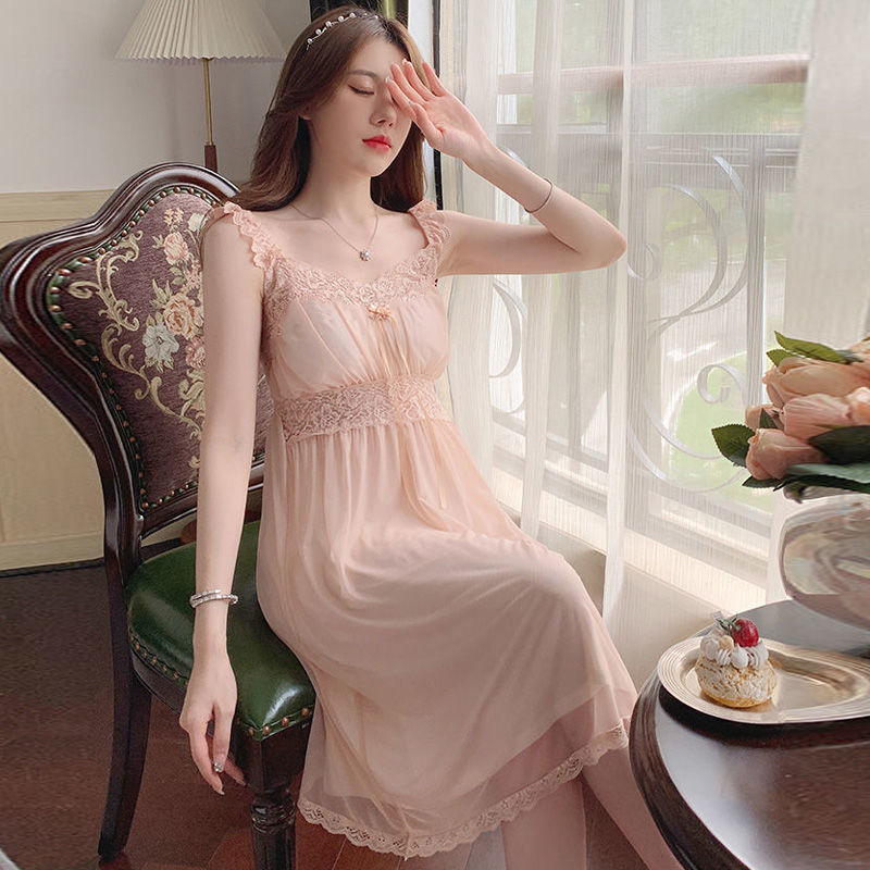 Womens Sleepwear Sweet New Spring Autumn Style Sress - Image 8
