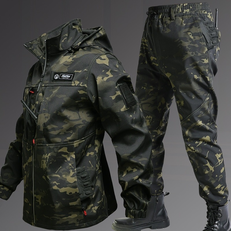 Mens Waterproof Outdoor Sports Set With Hardshell Jacket - Image 6