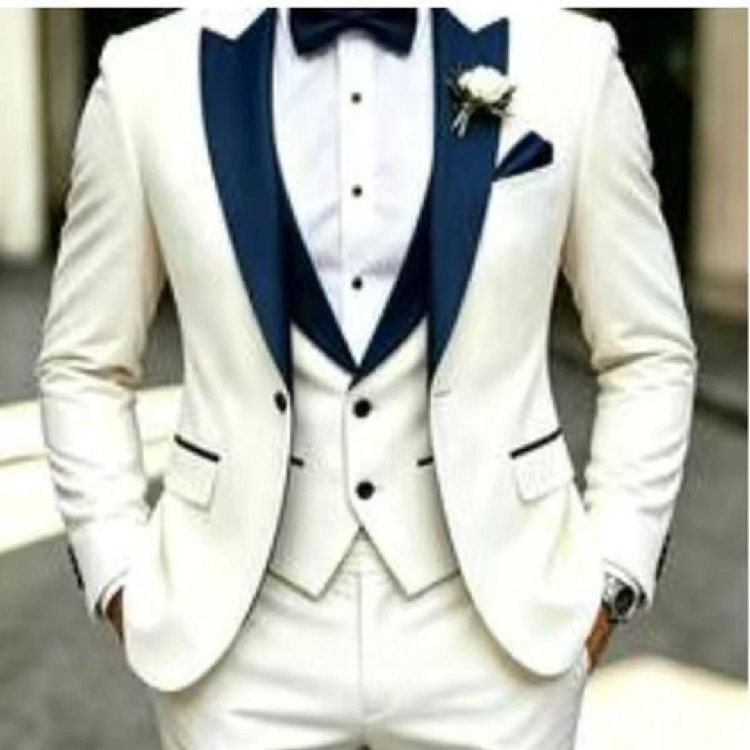 Mens Business Formal Casual Three-Piece Suit - Image 4