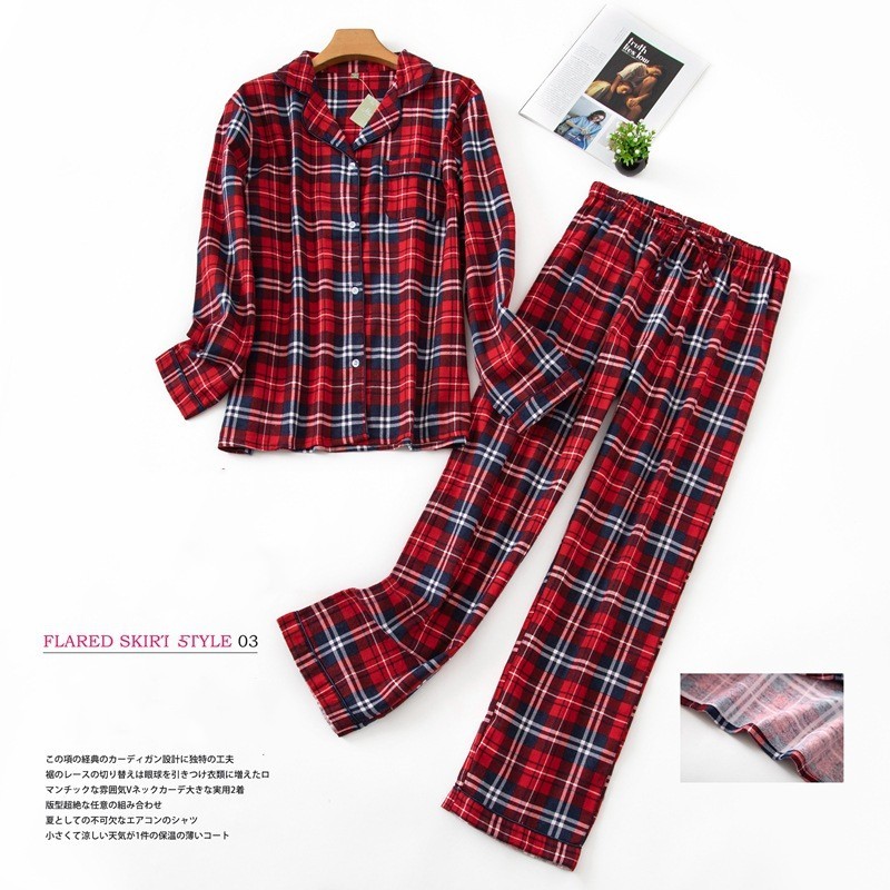 Long Sleeved Trousers Flannel Cotton Home Clothes Large Size Autumn And Winter Pajamas - Image 7