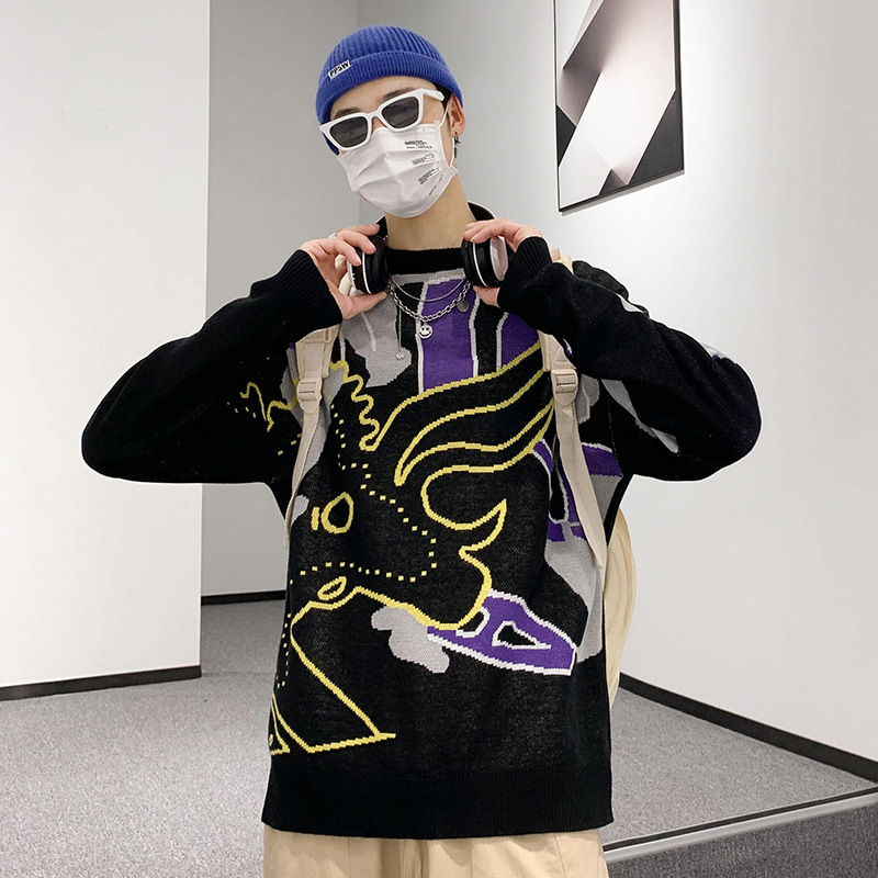 Trendy Lazy Sweater Men - Image 4