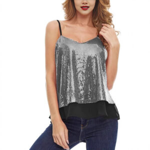 Sequin top with straps