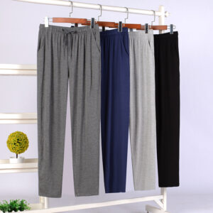 Men's Ice Silk Modal Men's Pajama Trousers Home Pants