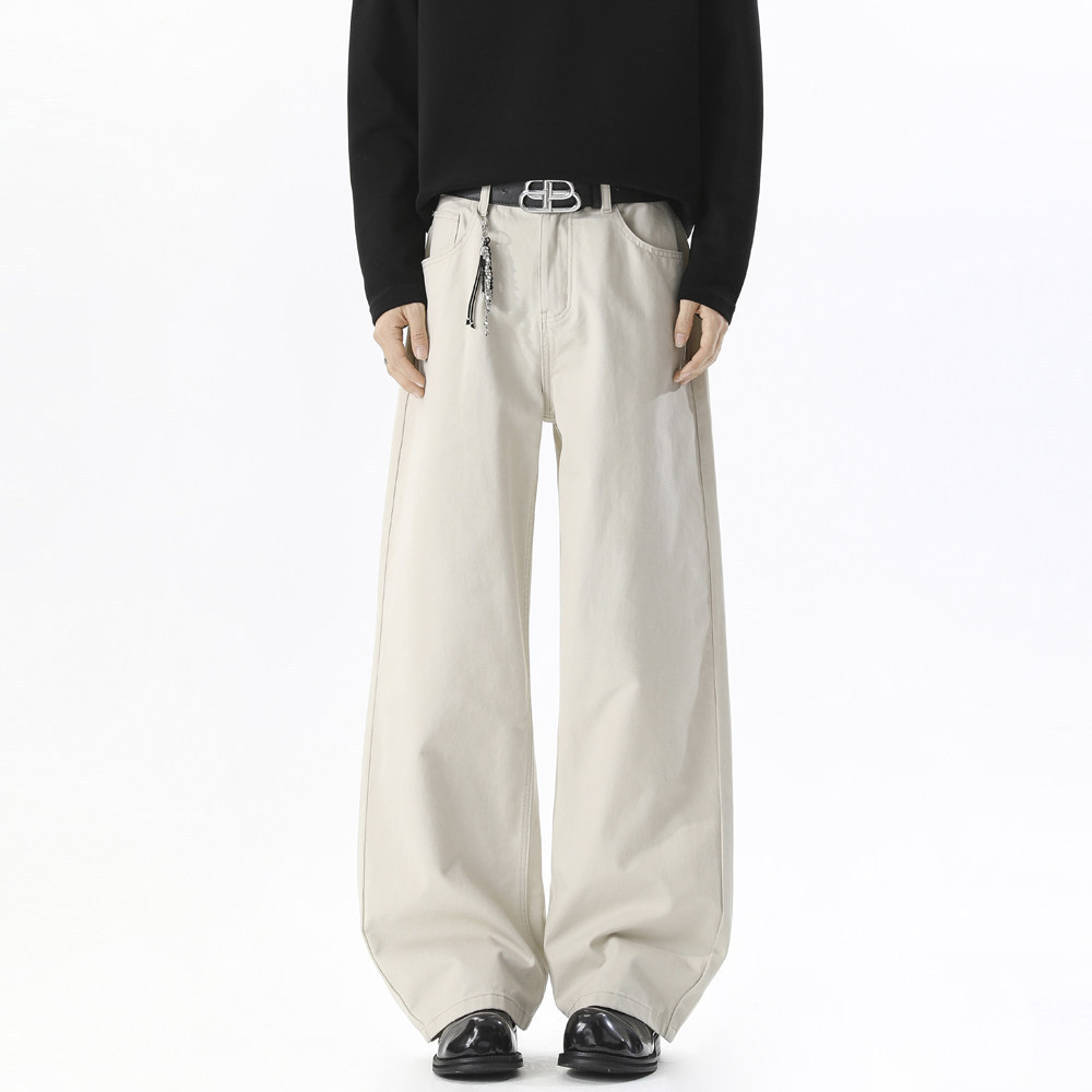 Solid-color Washed Casual Pants For Men - Image 7