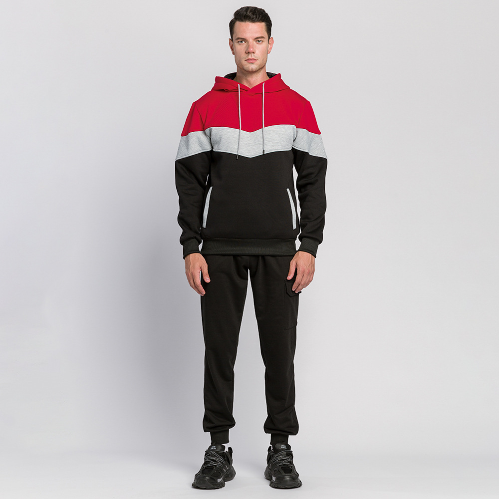 Fashion Pullover Hoodies Sweatshirt for Men Spring Autumn Casual Solid Color - Image 3