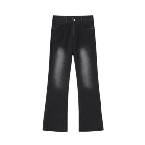 Mens Casual Vintage Bootcut Jeans