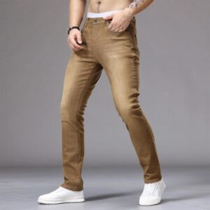 Multi-color Mens Slim-fit Jeans