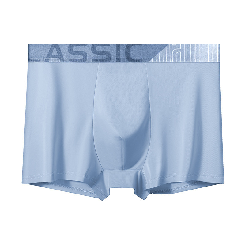 Men's Ice Silk Boxer Briefs Breathable, Moisture-Managing, Ultra-Soft Comfort Underwear For Summer - Image 9
