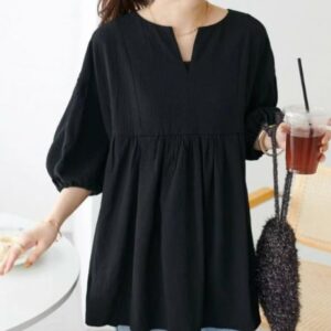 Plus size lace top