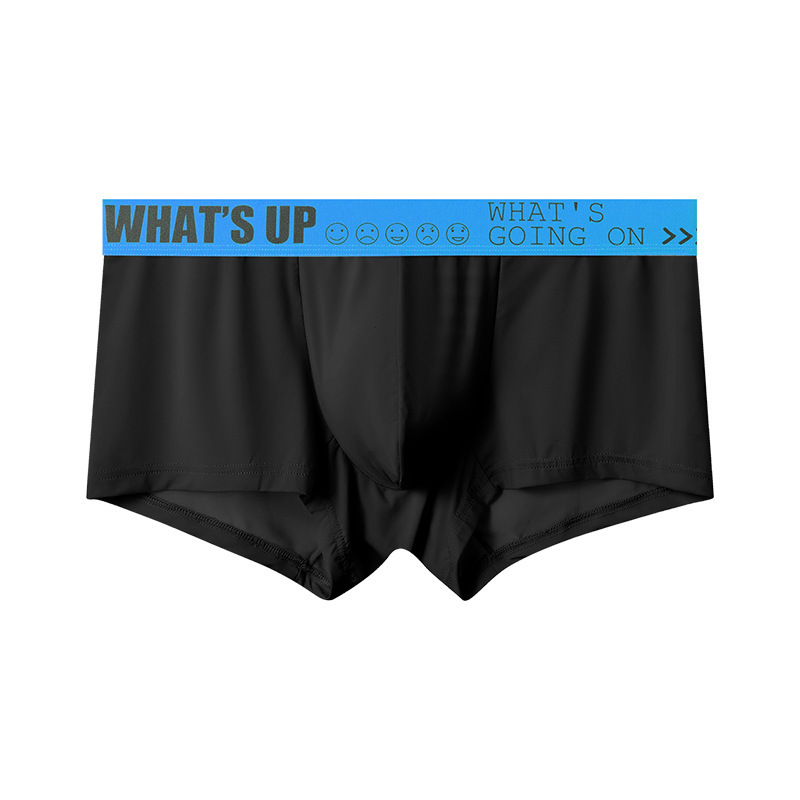 Men's Thin Ice Silk Mid-rise Boxers Briefs - Image 5