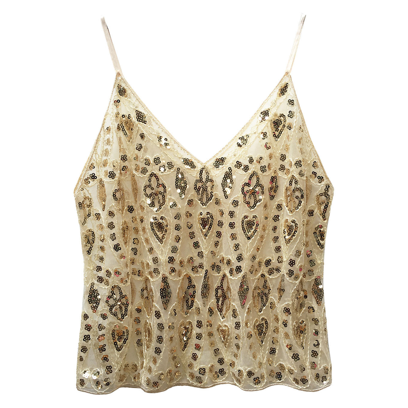 Sequin top with straps