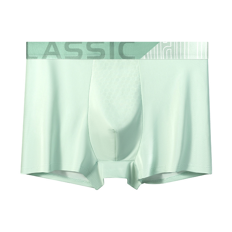 Men's Ice Silk Boxer Briefs Breathable, Moisture-Managing, Ultra-Soft Comfort Underwear For Summer - Image 10