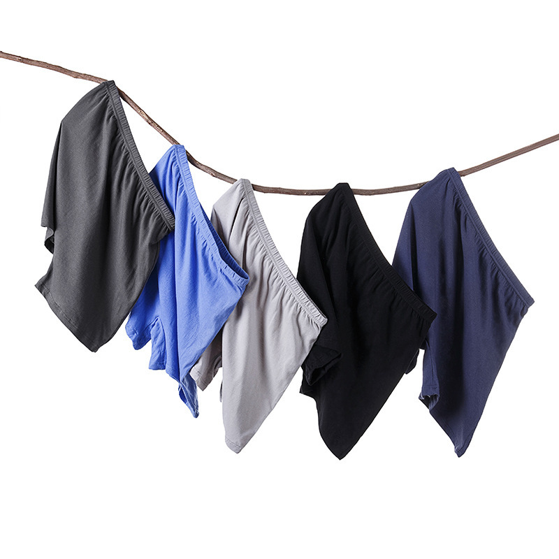High Waist Plus Size Cotton Underwear Men's Boxers - Image 2